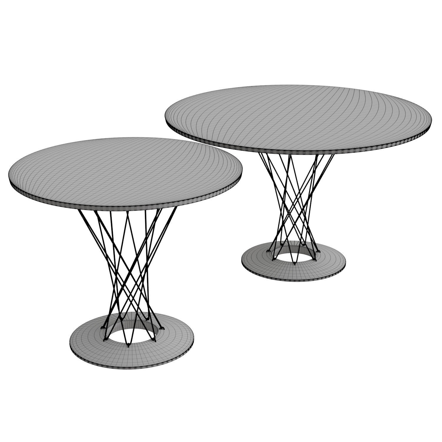 Dining Table 3D model_4