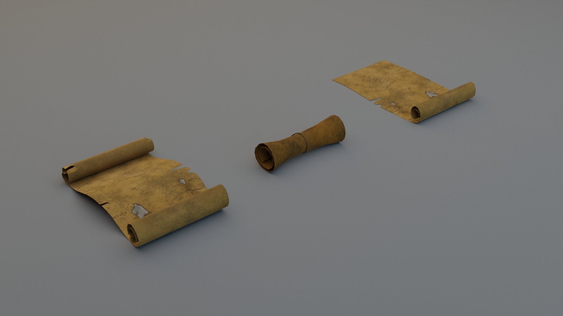 3D Game Map Asset Low-poly 3D model_2