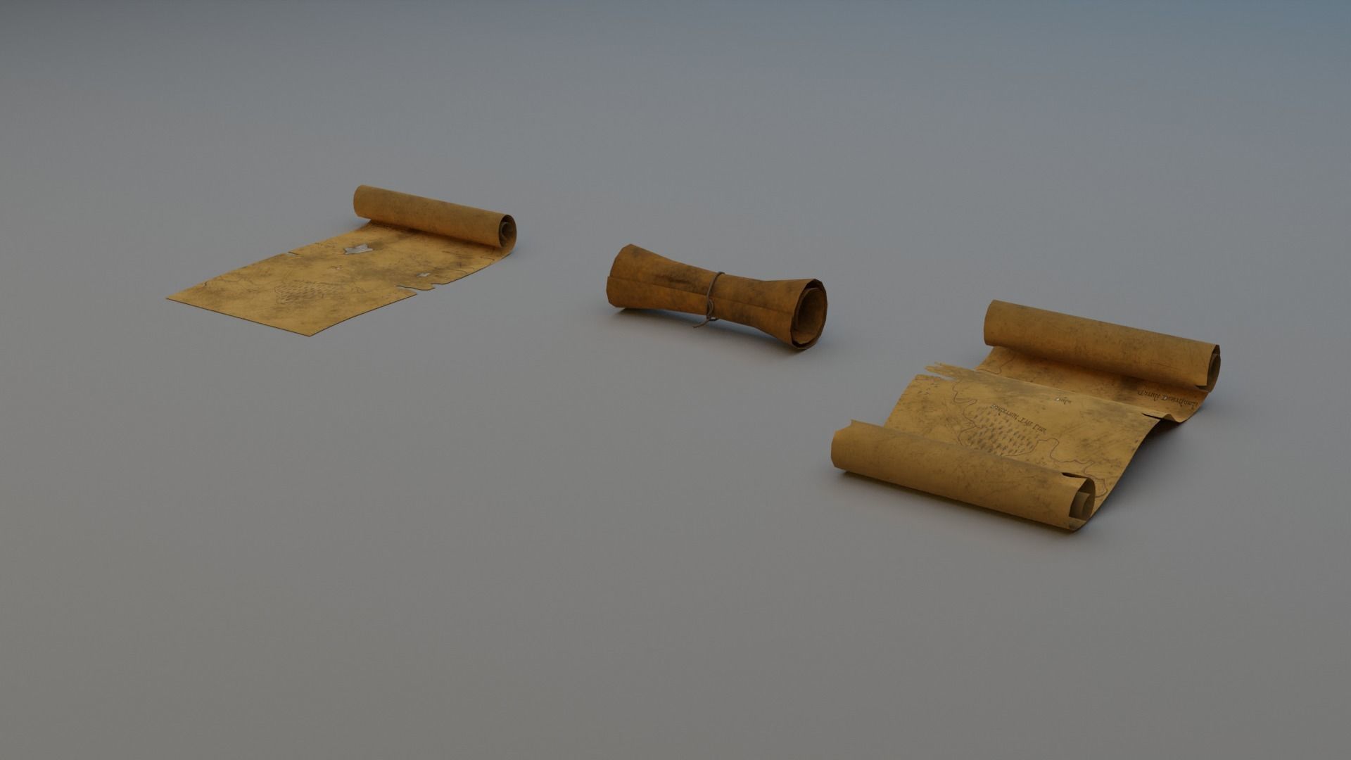 3D Game Map Asset Low-poly 3D model_1