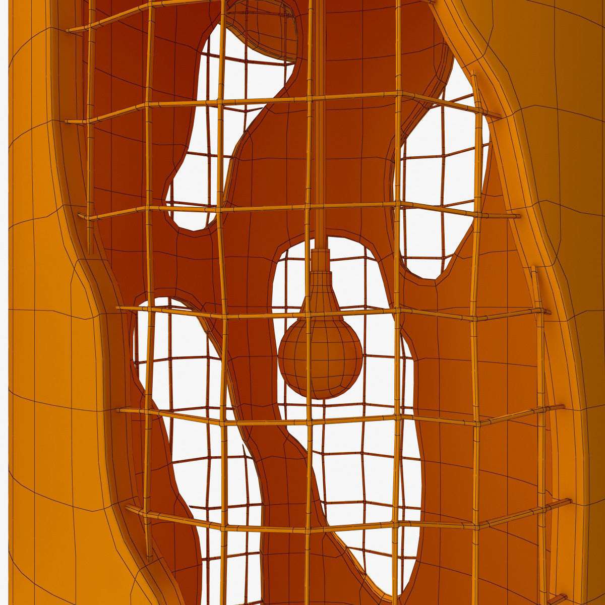 lamp old concrete cylinder  n2 3D model_20