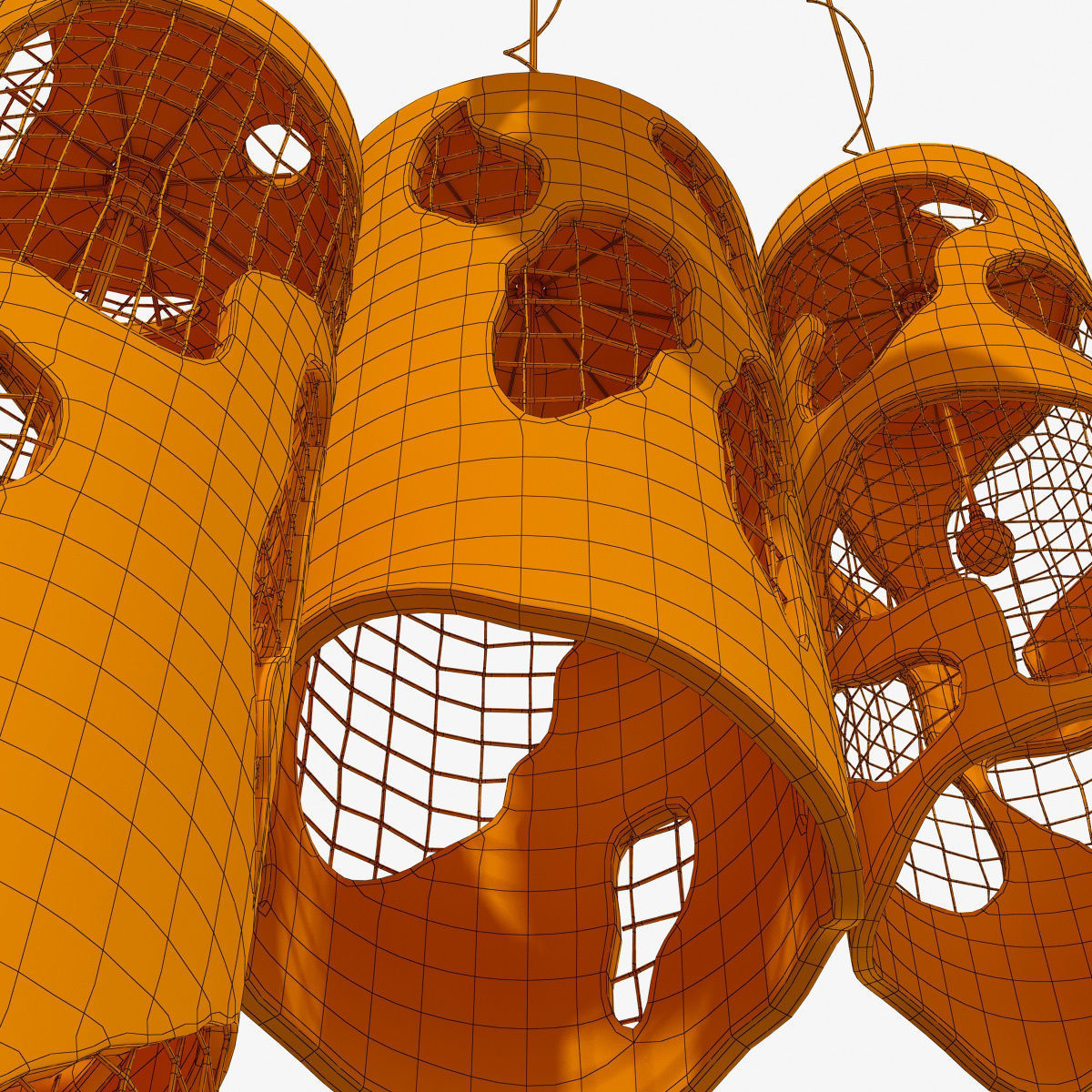 lamp old concrete cylinder  n2 3D model_21