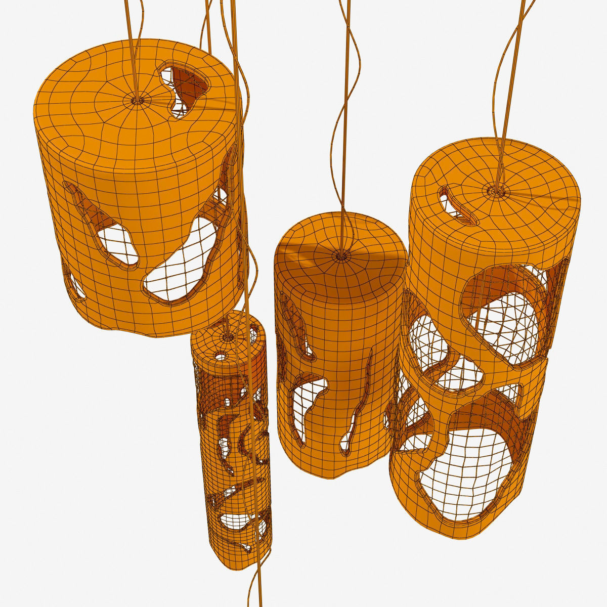 lamp old concrete cylinder  n2 3D model_25