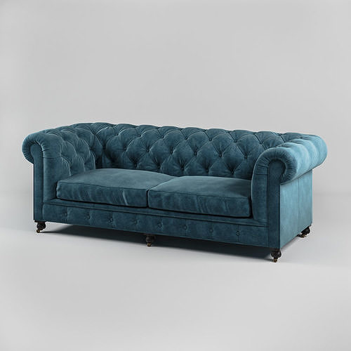 Sofa velvet 3D model