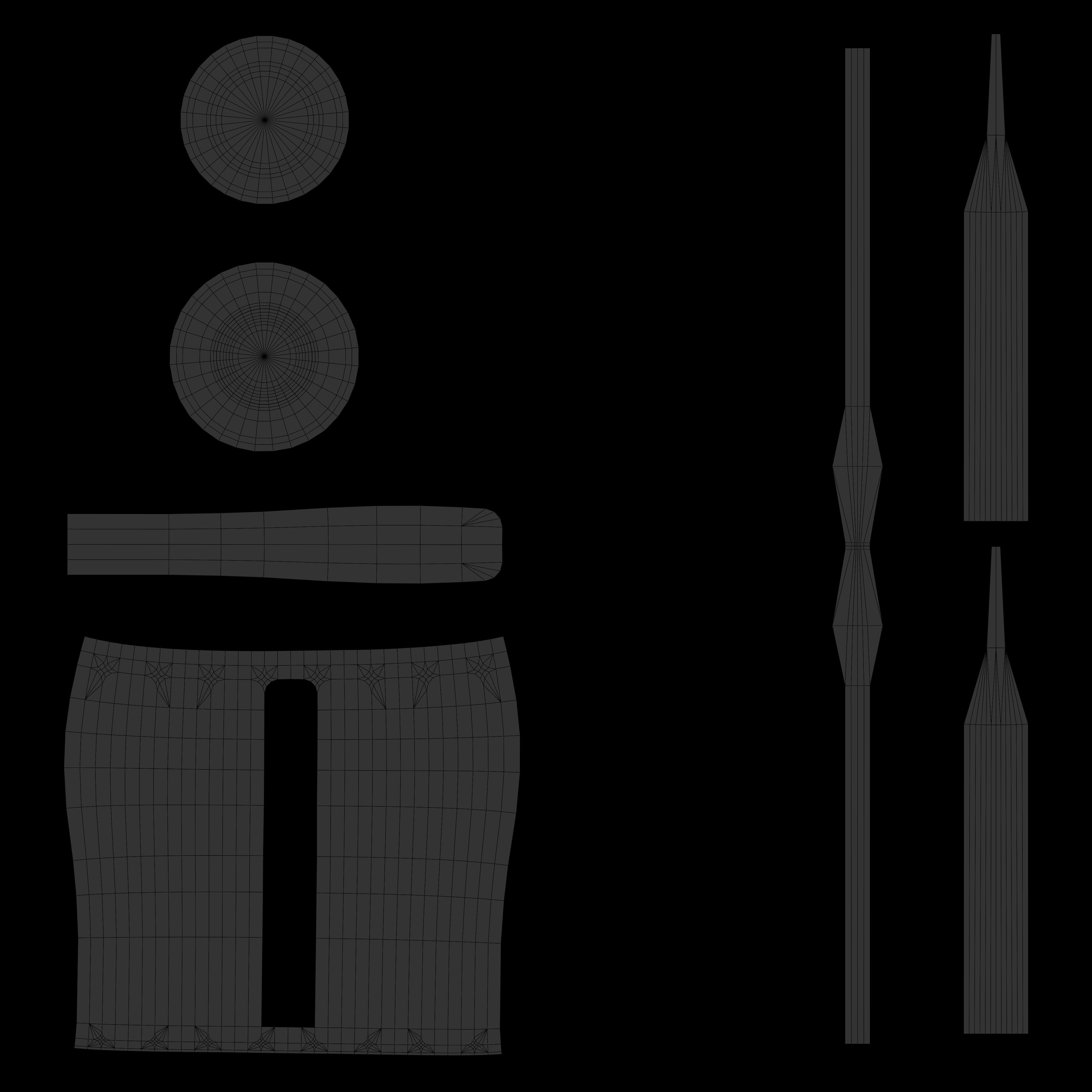Screwdriver Set 2 Low-poly 3D model_33