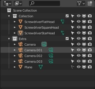Screwdriver Set 2 Low-poly 3D model_31
