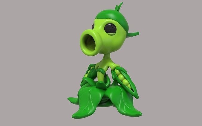 PVZ Peashooter 3D print model