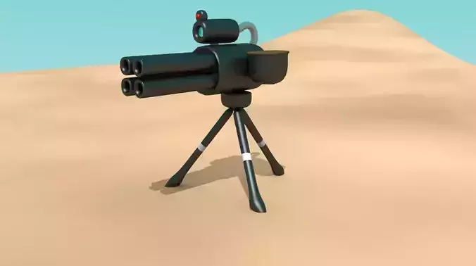 Auto Turret Free 3D model