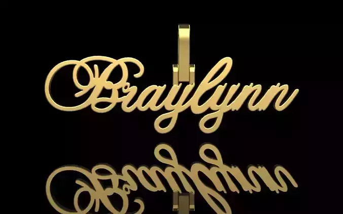 Name pendant Braylynn