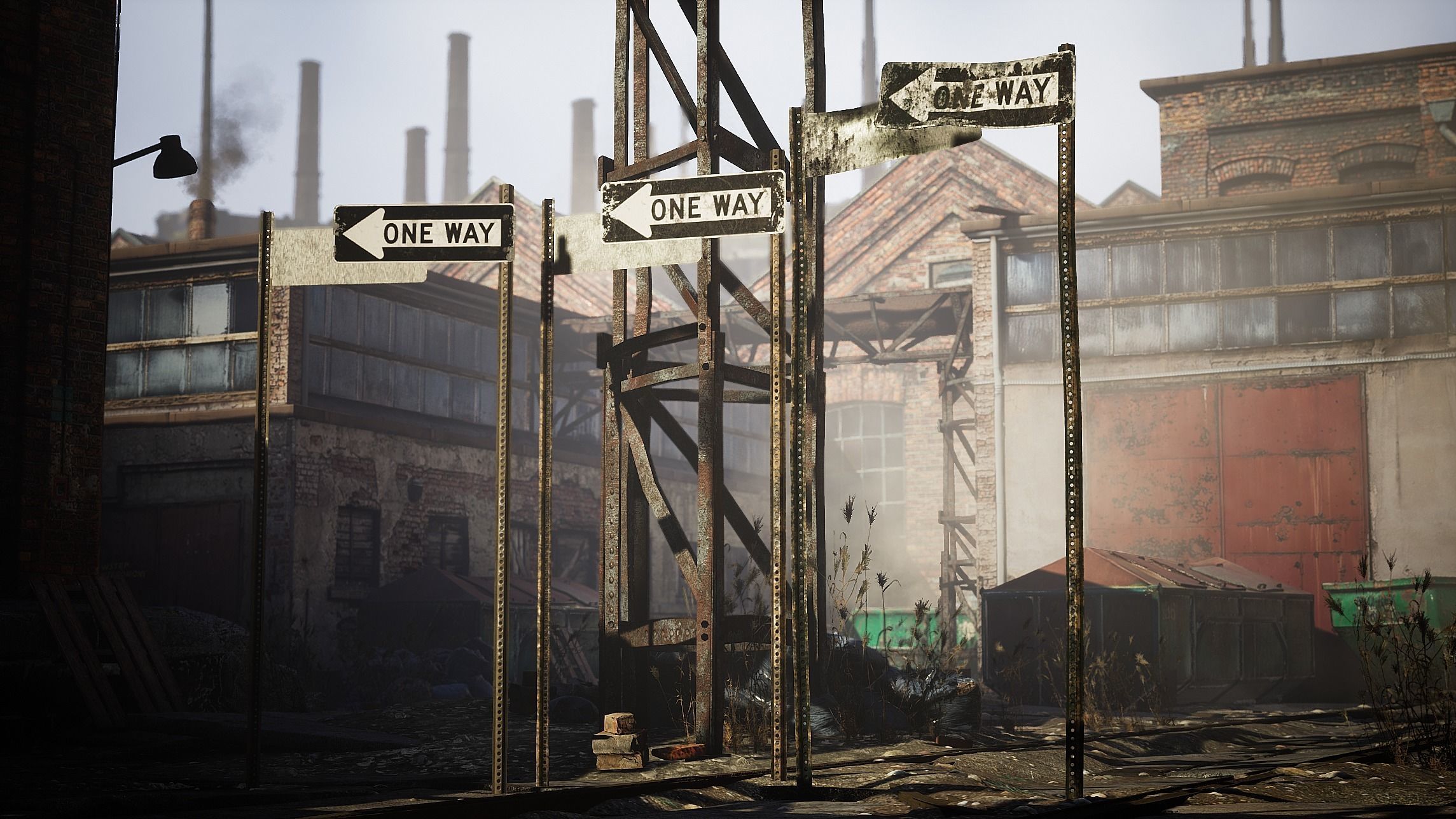 Traffic Sign Pack Low-poly 3D model_47