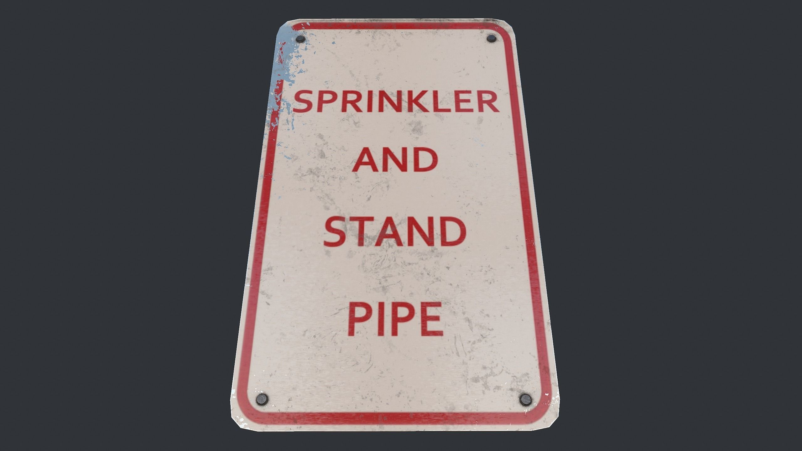 Traffic Sign Pack Low-poly 3D model_57