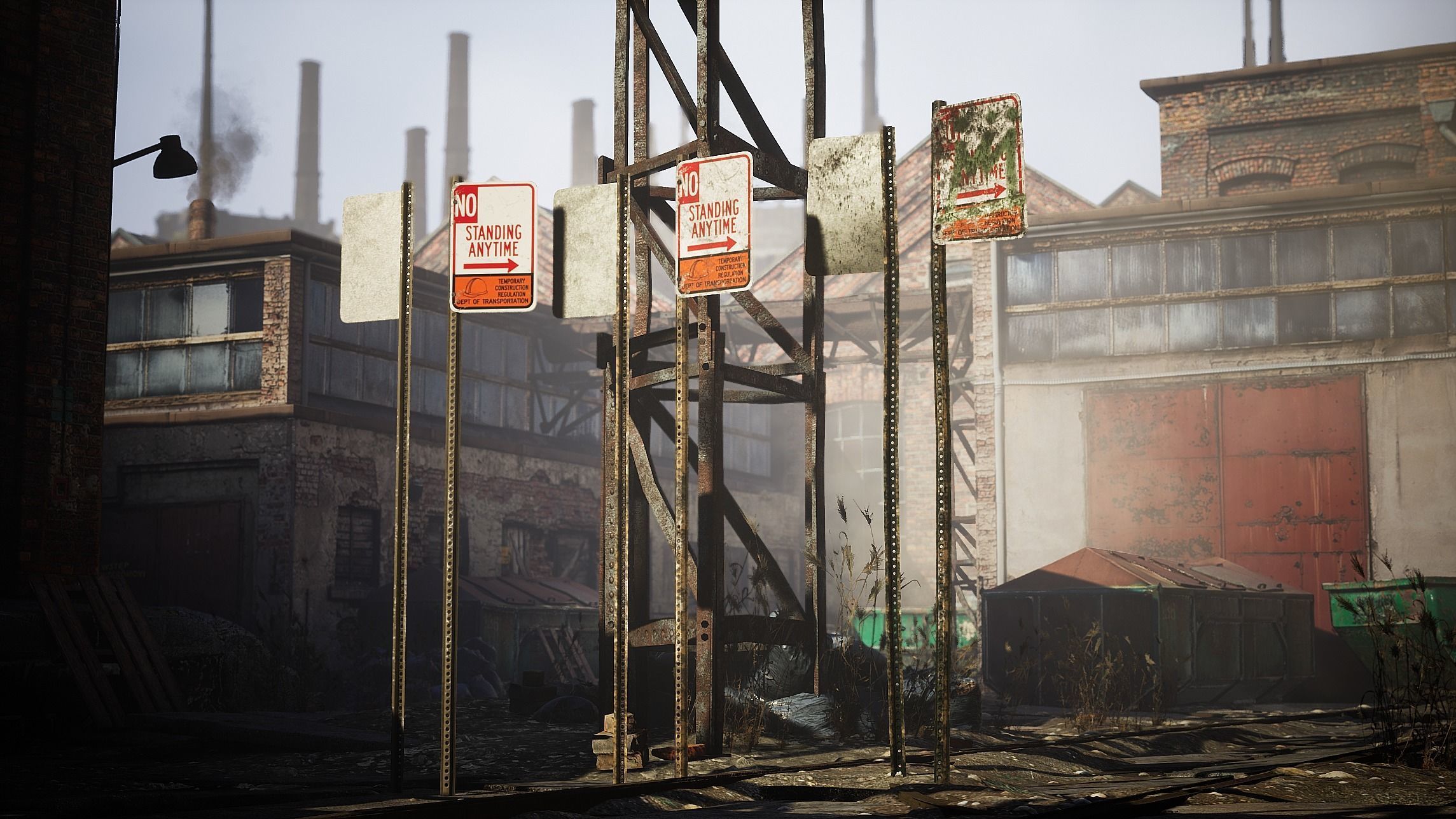 Traffic Sign Pack Low-poly 3D model_27