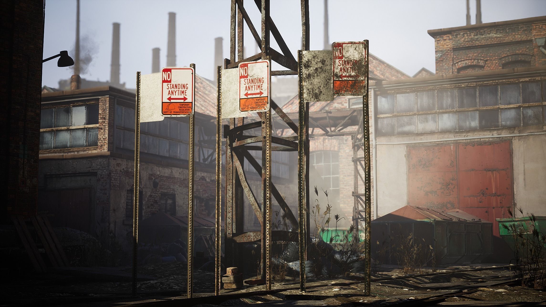 Traffic Sign Pack Low-poly 3D model_37