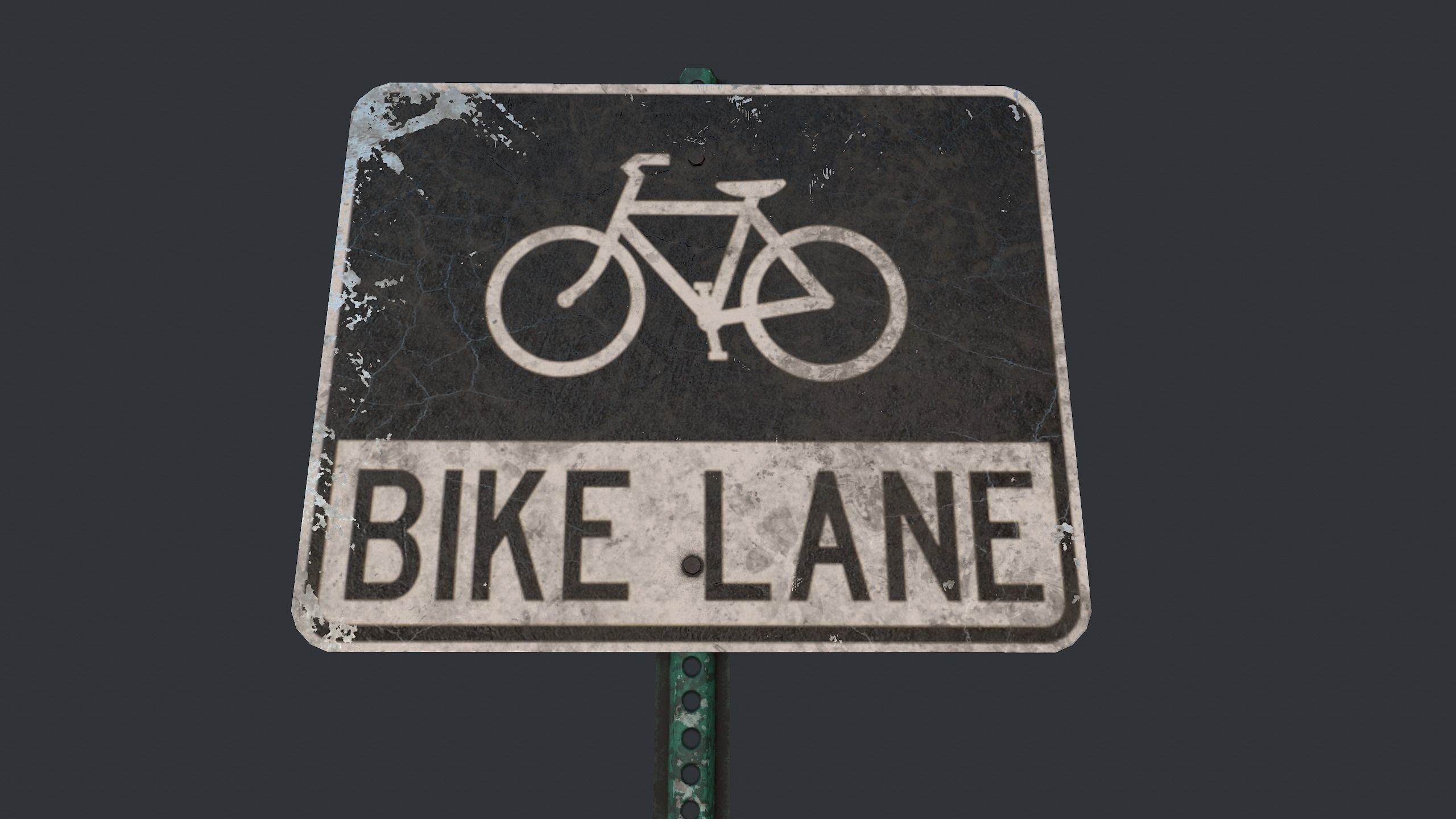 Traffic Sign Pack Low-poly 3D model_21