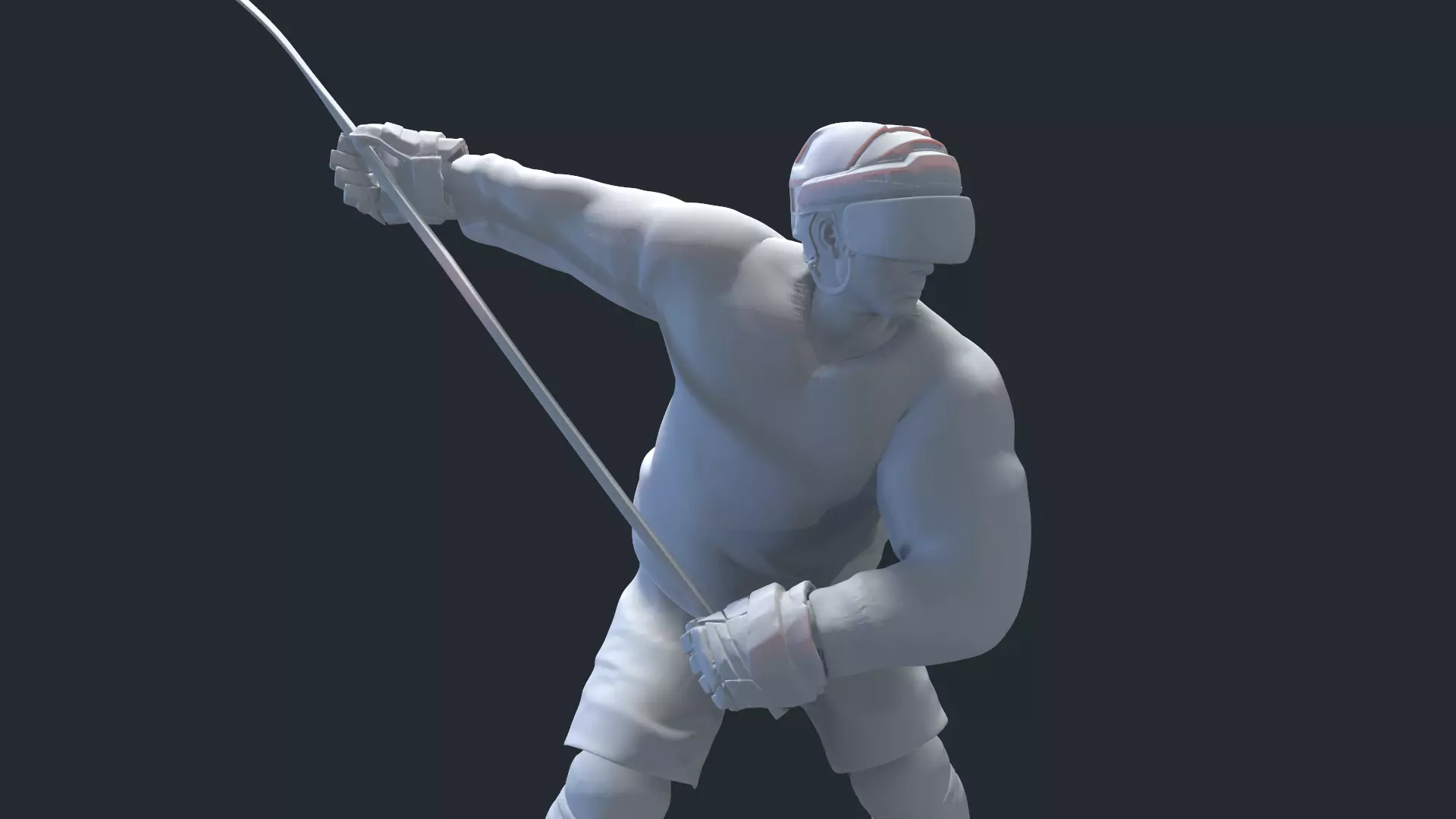 HOCKEY PLAYER MODEL 1 NO TEXTURE 3D print model