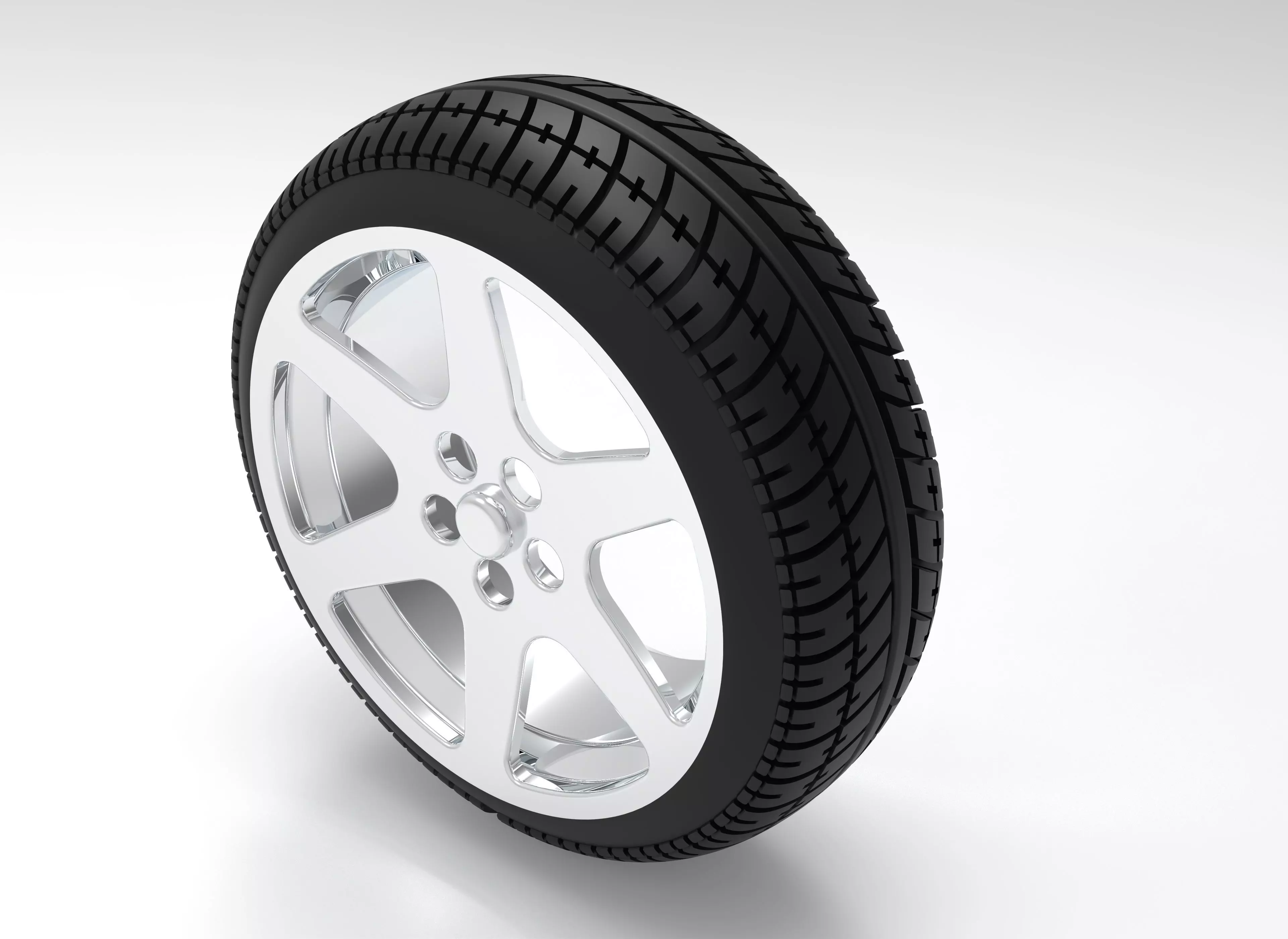 tire and rim Free 3D model