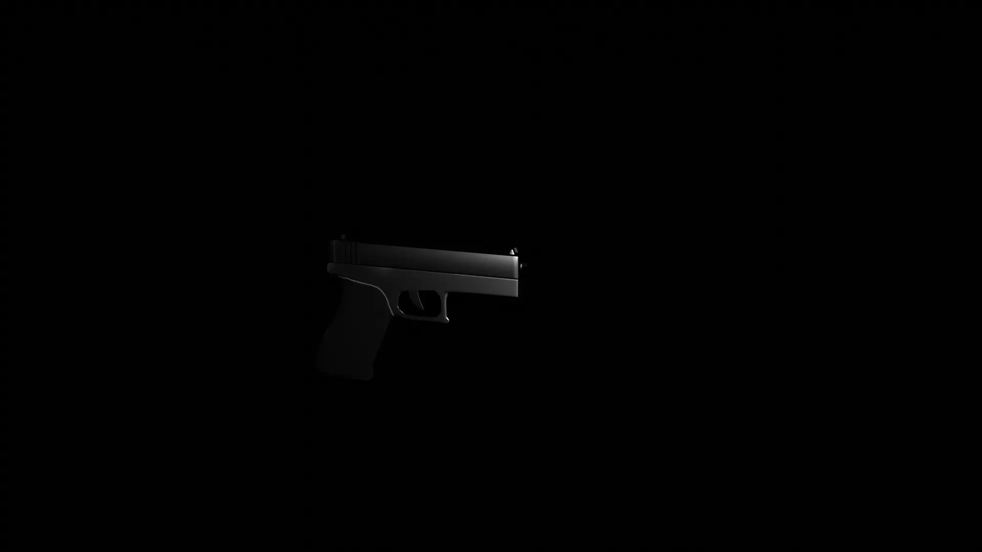 HANDGUN gun 3D model_0