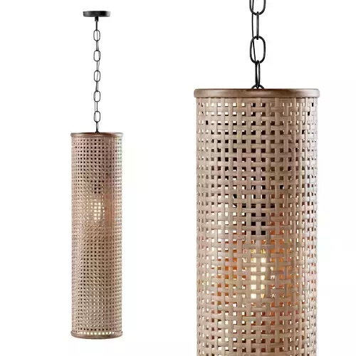 Hanging rattan lamp H700 