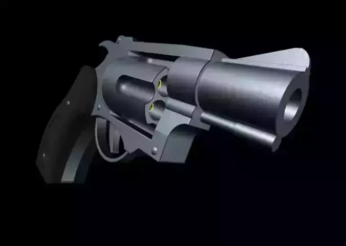 Revolver 3D model