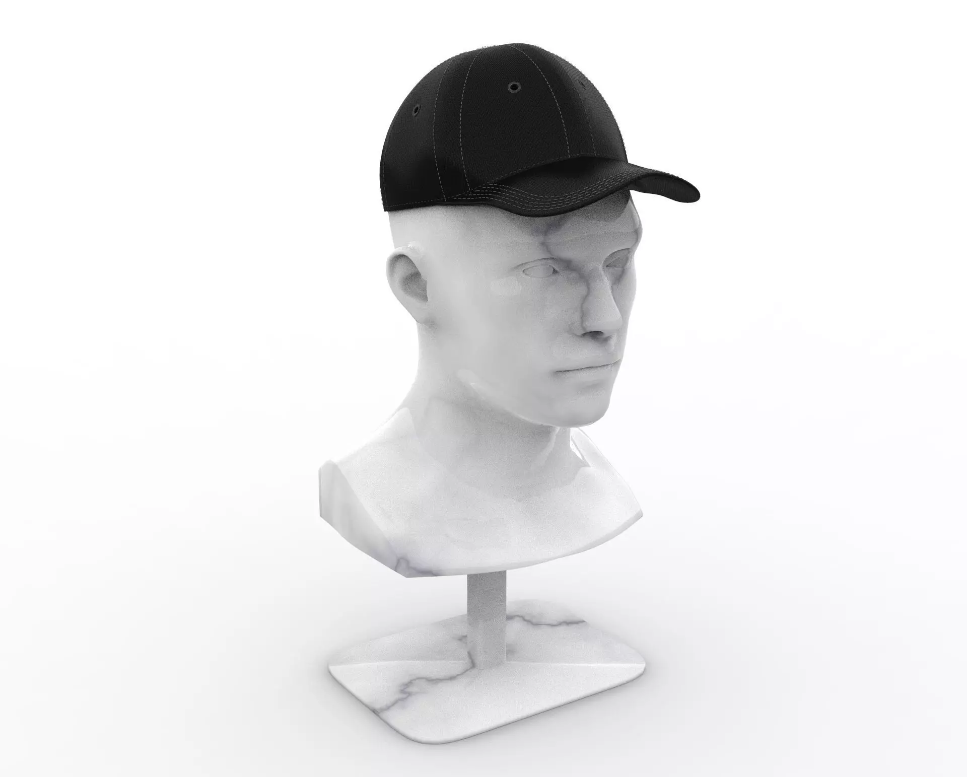Baseball Cap 3D model_0