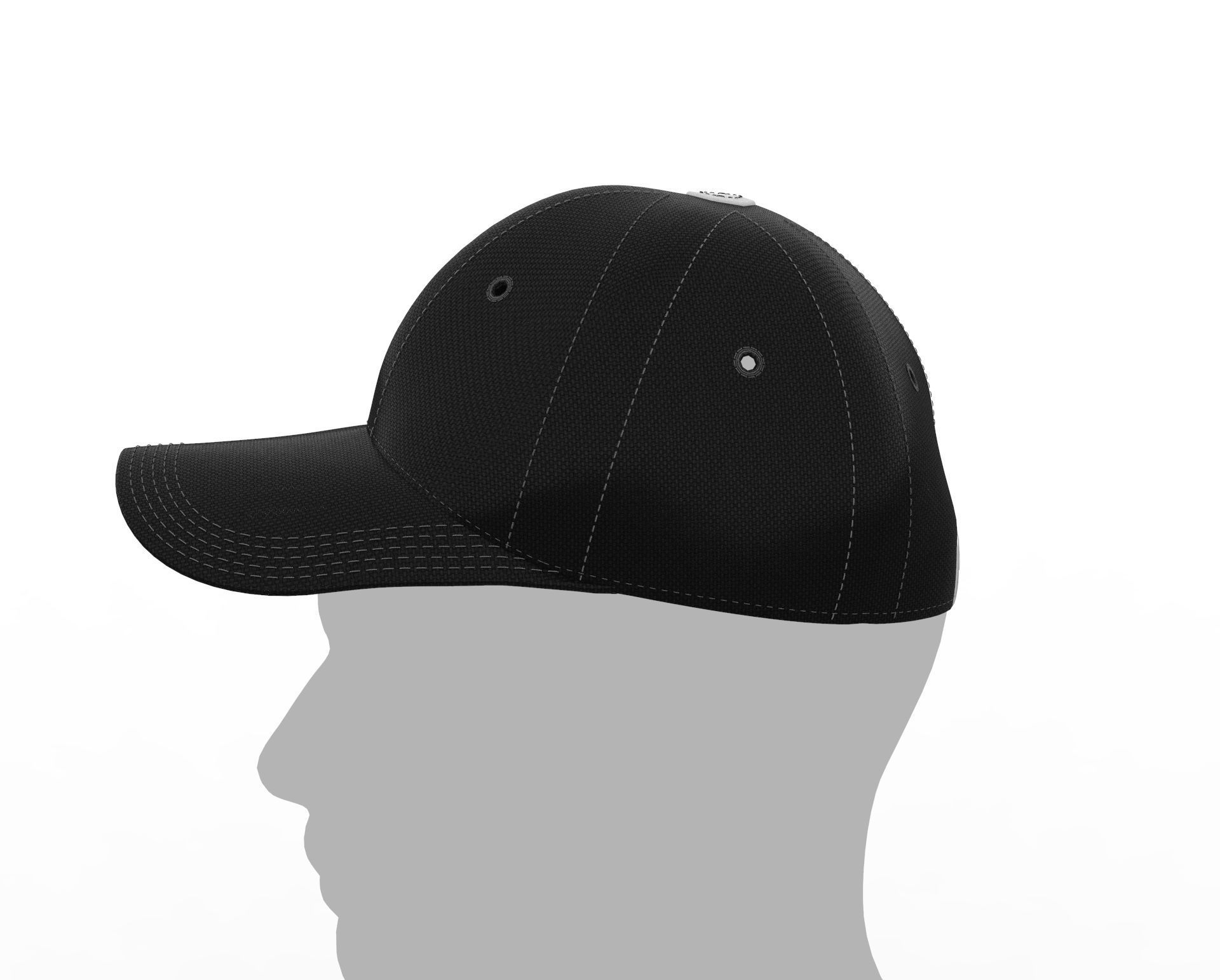 Baseball Cap 3D model_10