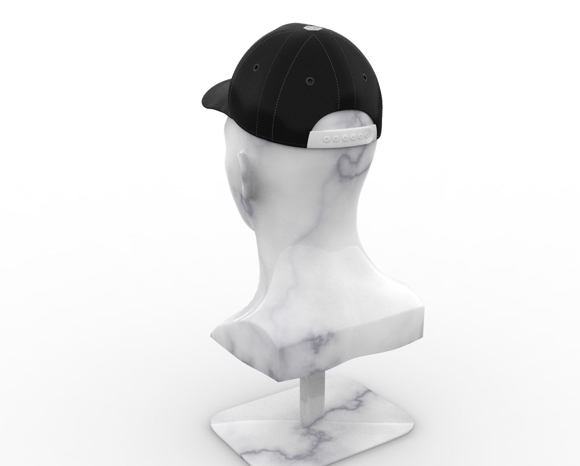 Baseball Cap 3D model_5