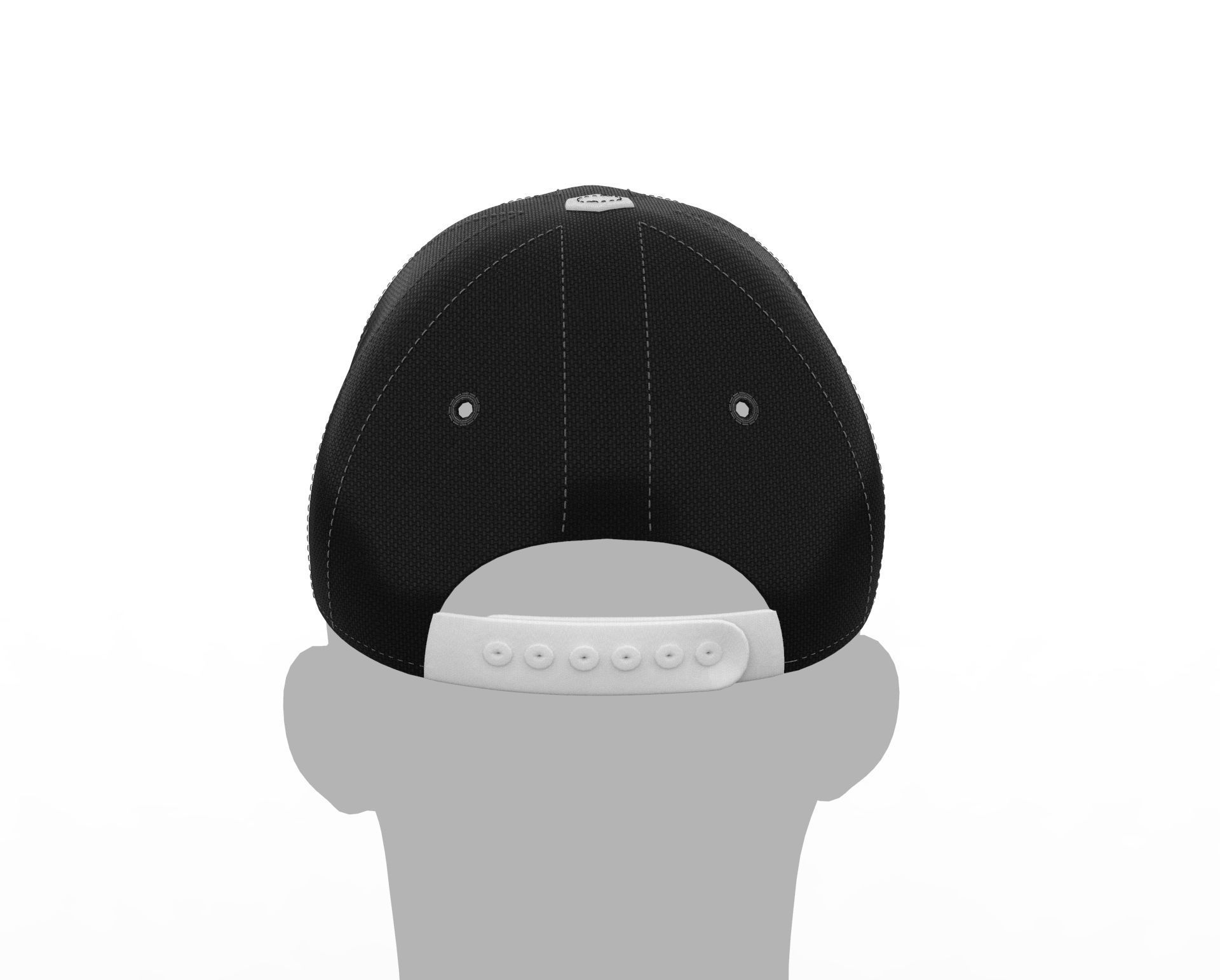 Baseball Cap 3D model_12