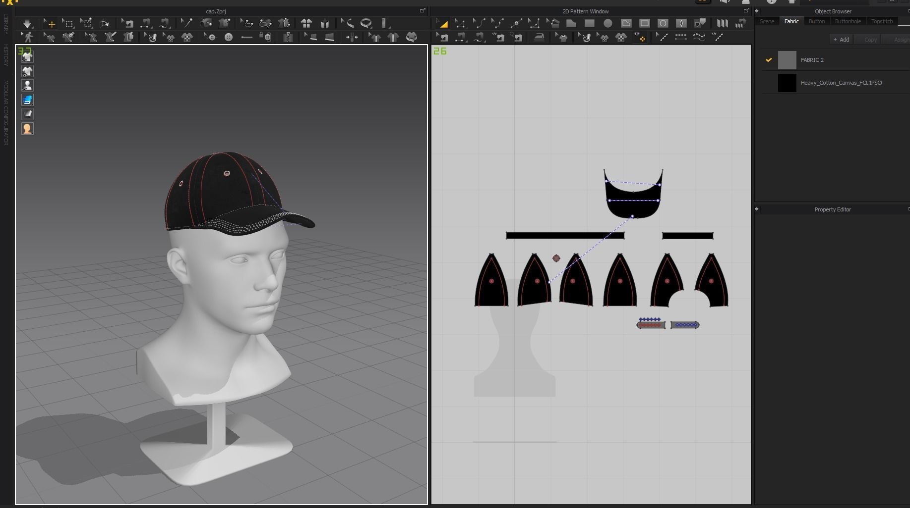 Baseball Cap 3D model_1