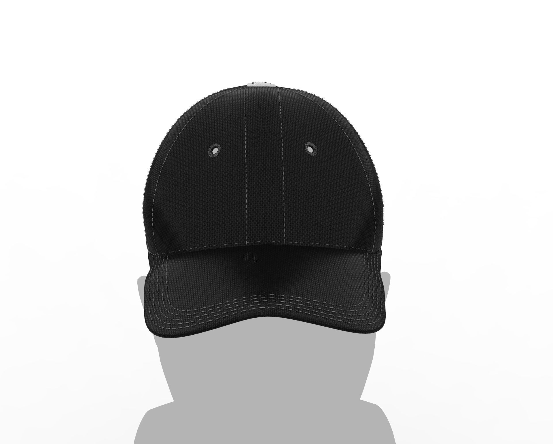 Baseball Cap 3D model_8