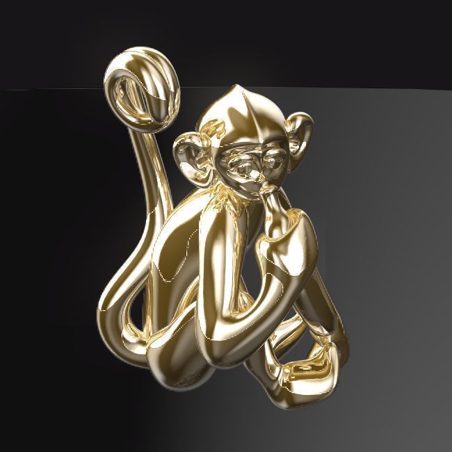 3D-Monkeys 316 3D print model_1