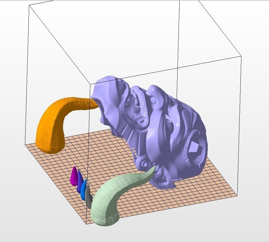 Traditional Japanese Hannya Mask   Oni Mask Samurai Mask  3D print model_13