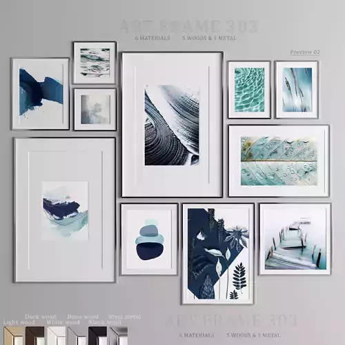 Art Frame 303 Low-poly 3D model