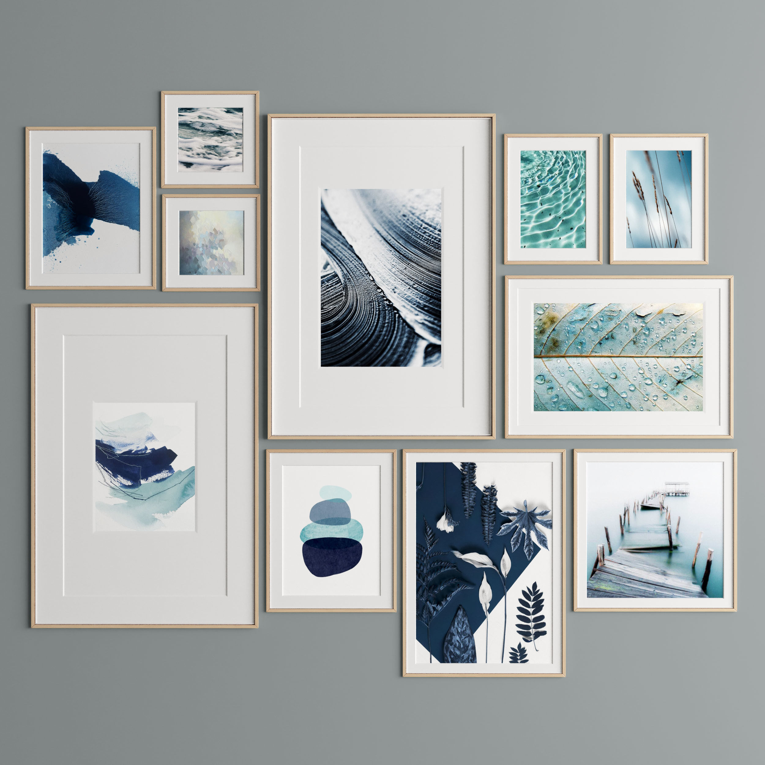 Art Frame 303 Low-poly 3D model_1