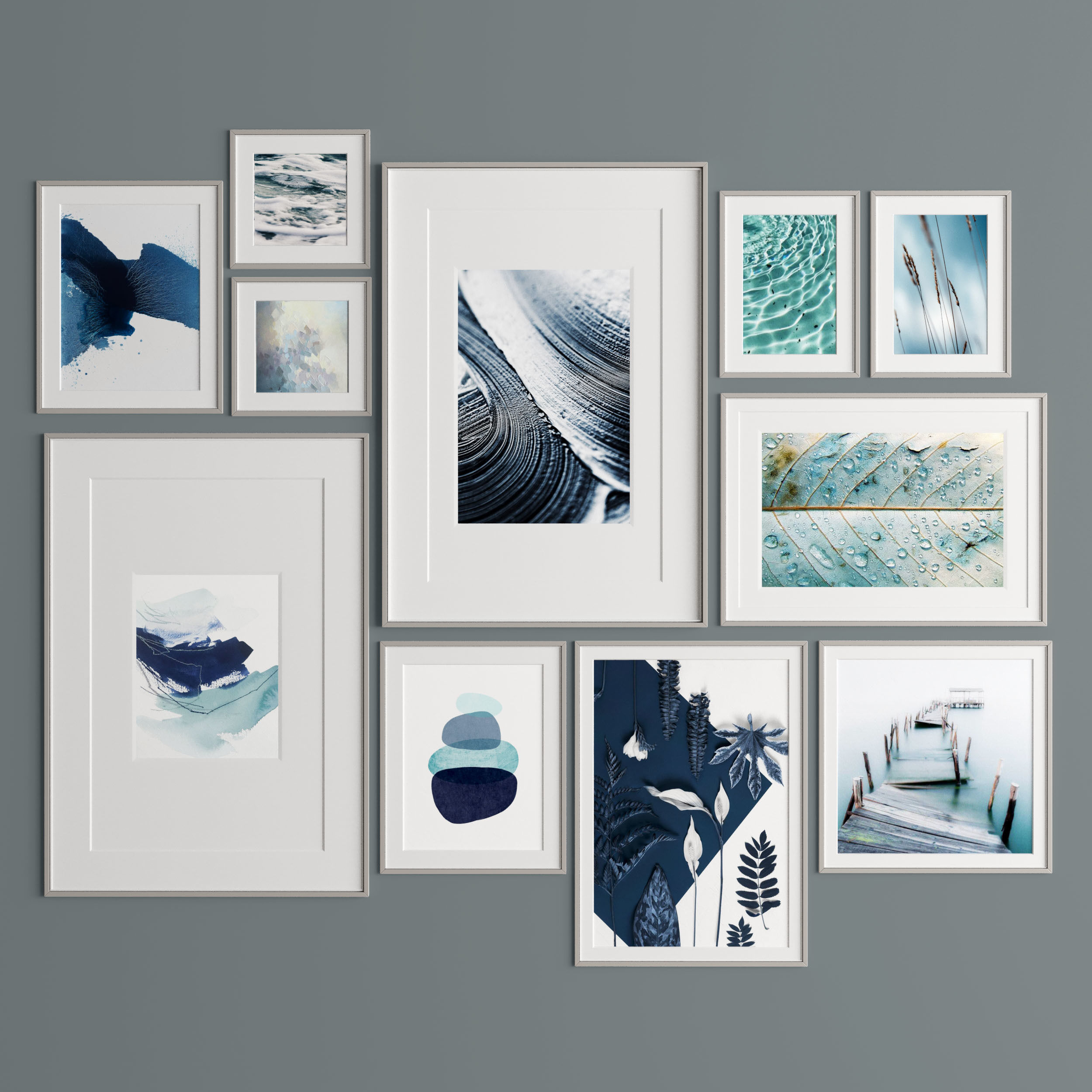 Art Frame 303 Low-poly 3D model_3