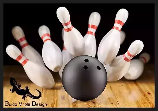 Bowling scene