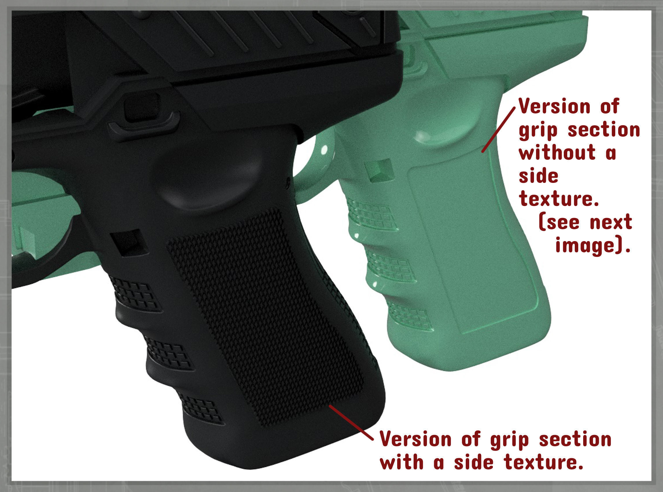 Dredd 2012 Lawgiver 3D print model_12
