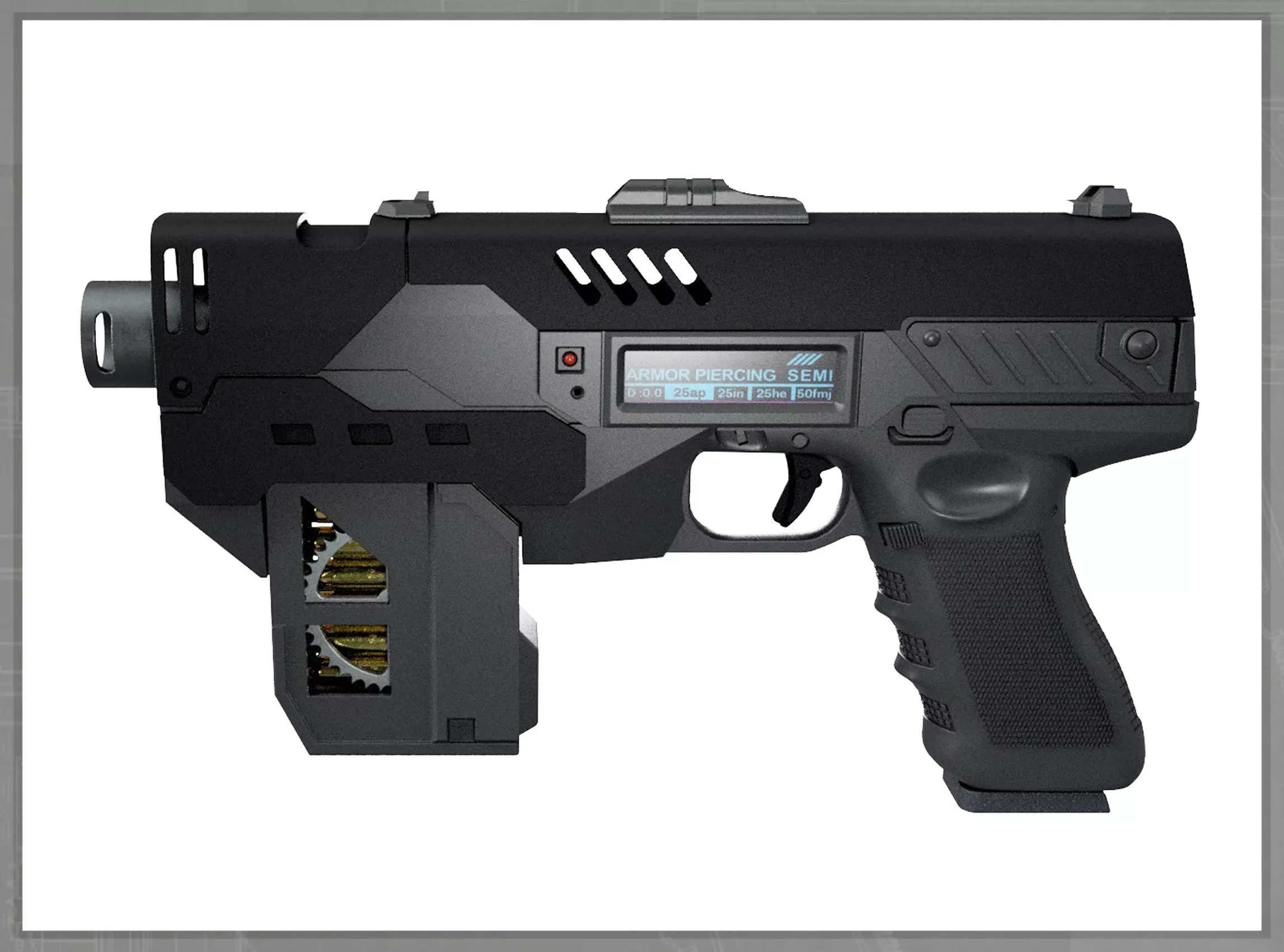 Dredd 2012 Lawgiver 3D print model_0