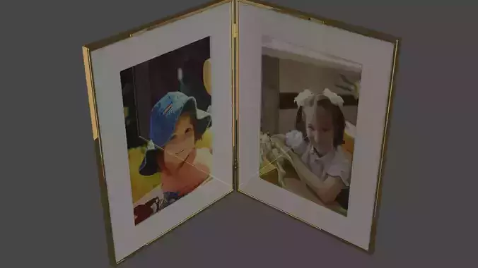 Gold Plated Photo Frame 