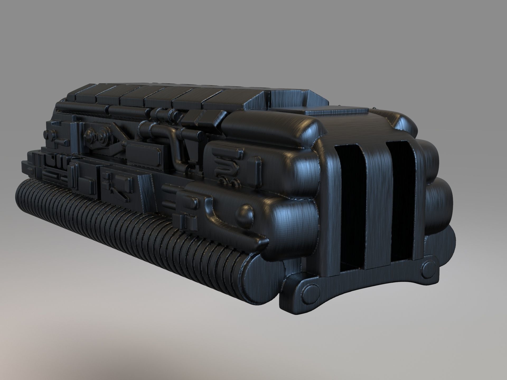 Predator Gaunlet Top Part 1987 3D print model_13