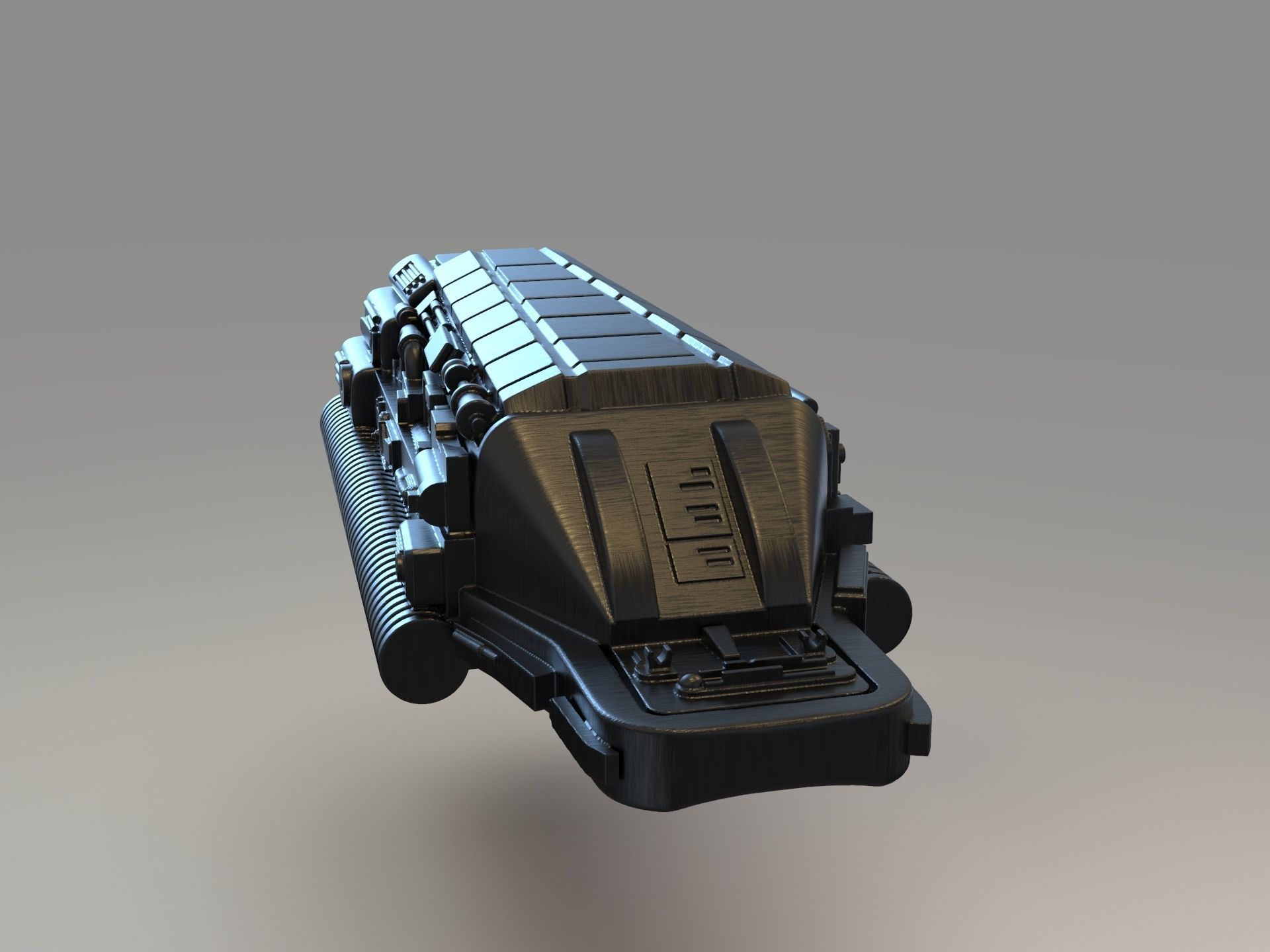 Predator Gaunlet Top Part 1987 3D print model_8