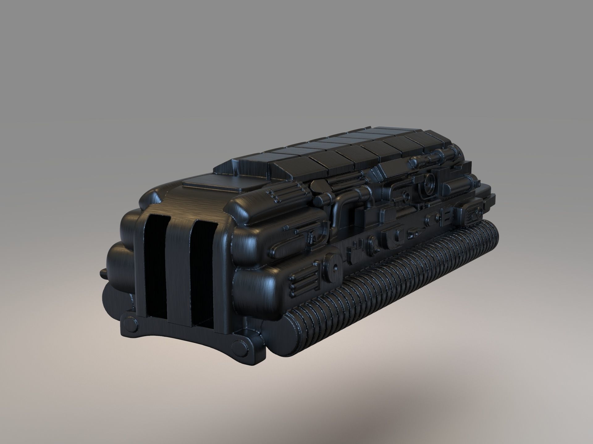 Predator Gaunlet Top Part 1987 3D print model_5