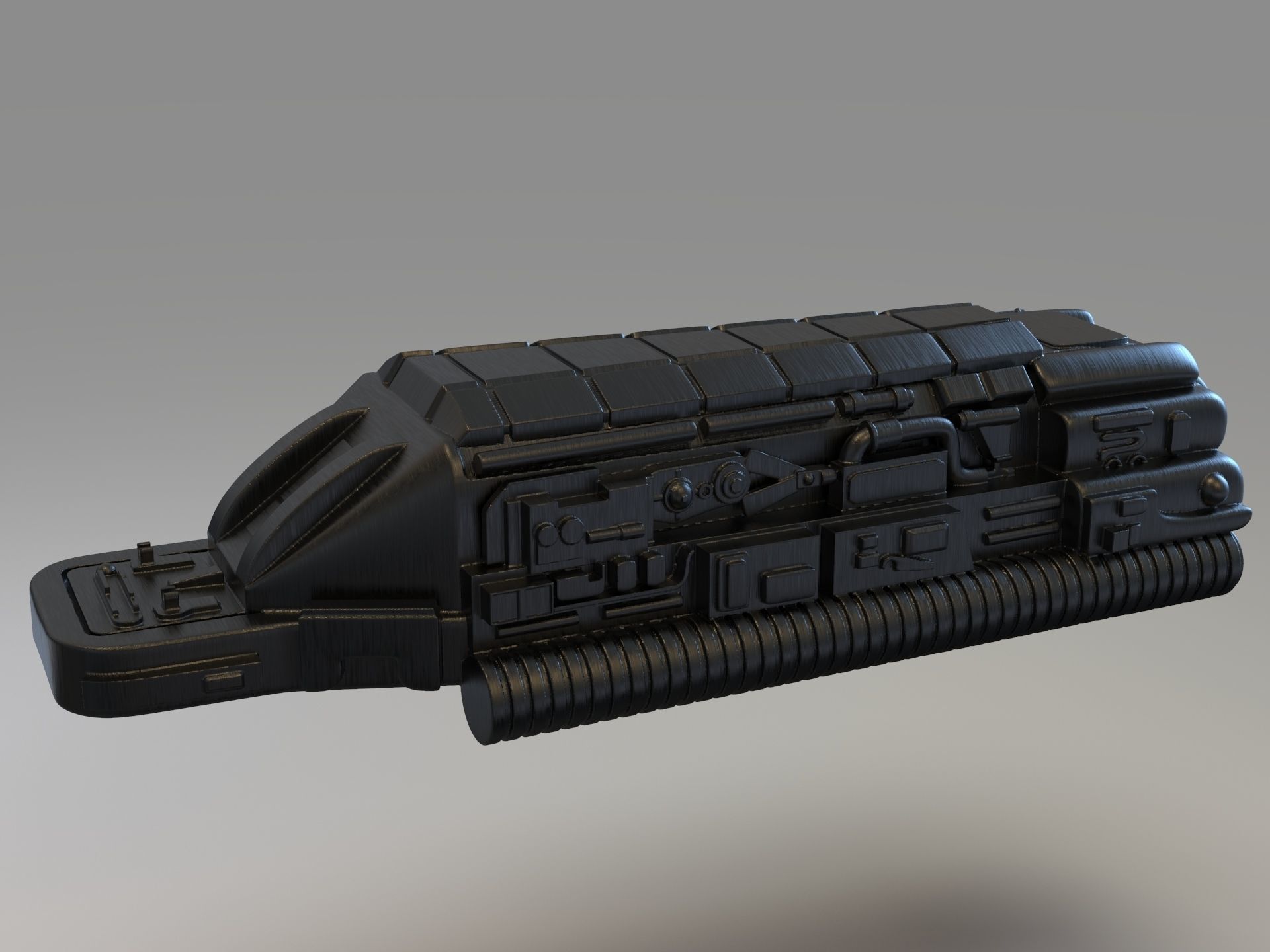 Predator Gaunlet Top Part 1987 3D print model_1