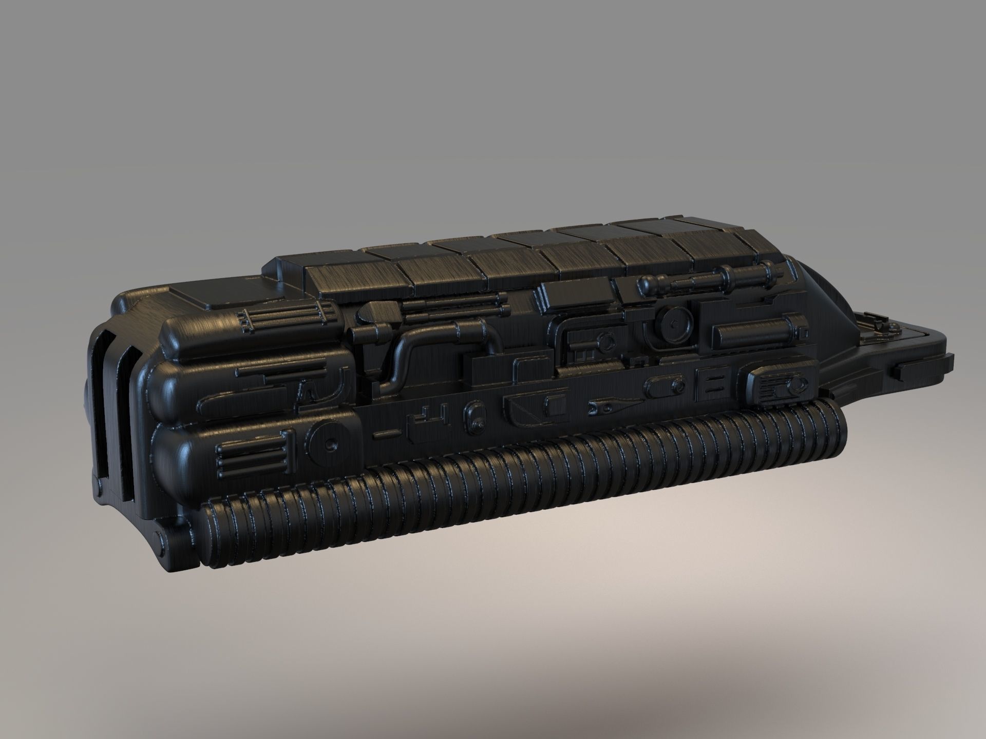 Predator Gaunlet Top Part 1987 3D print model_6