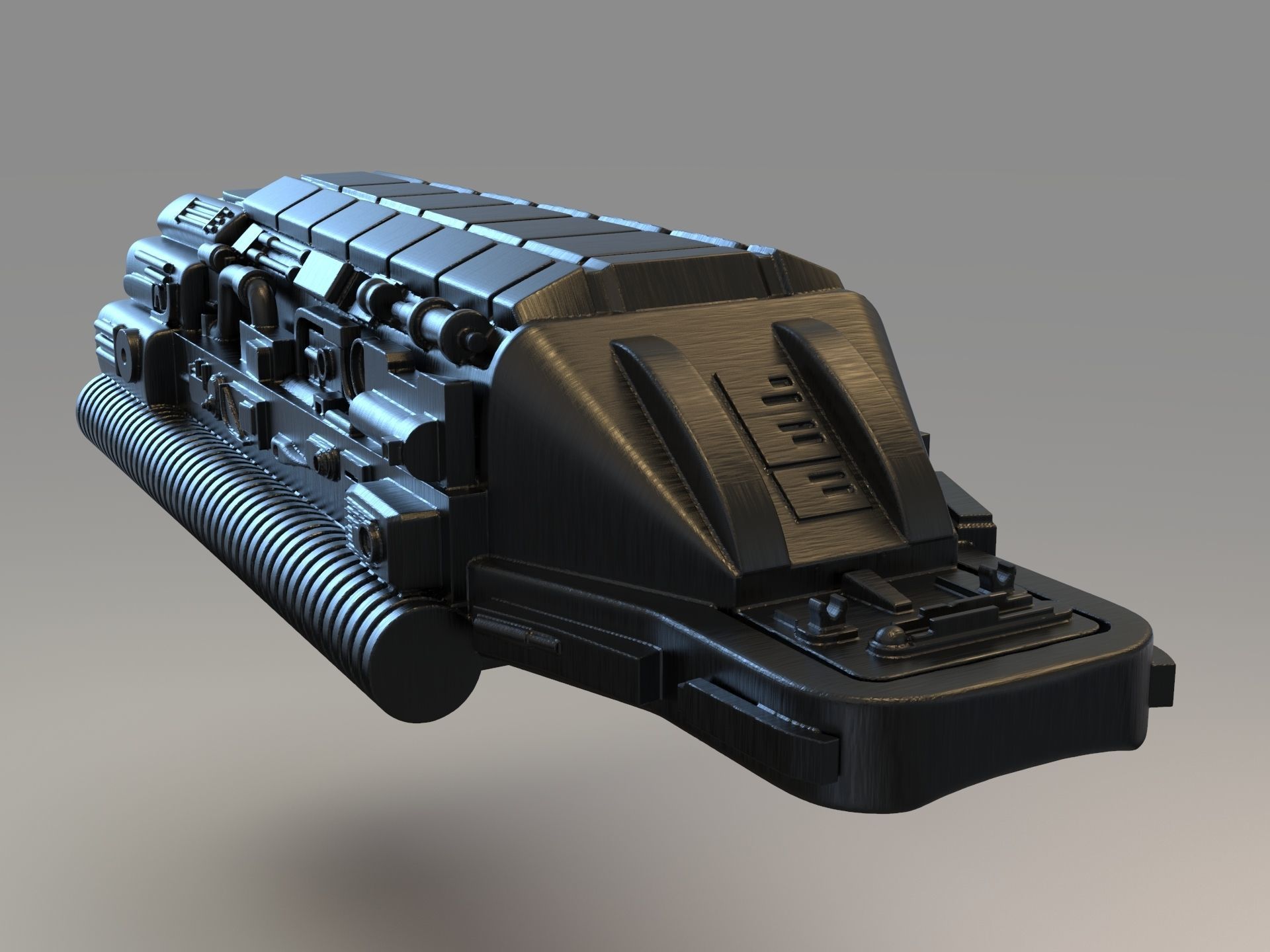 Predator Gaunlet Top Part 1987 3D print model_12