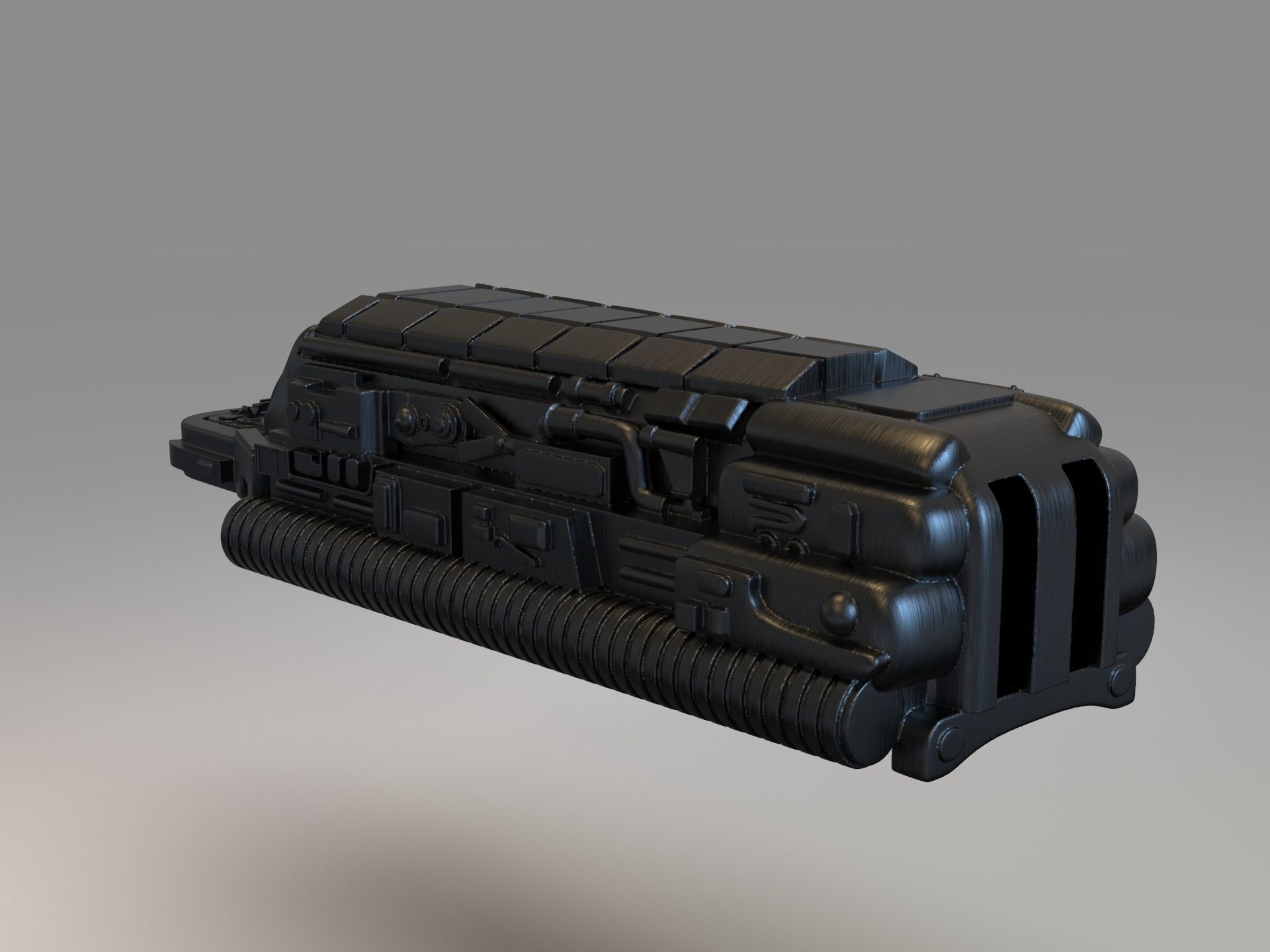 Predator Gaunlet Top Part 1987 3D print model_3