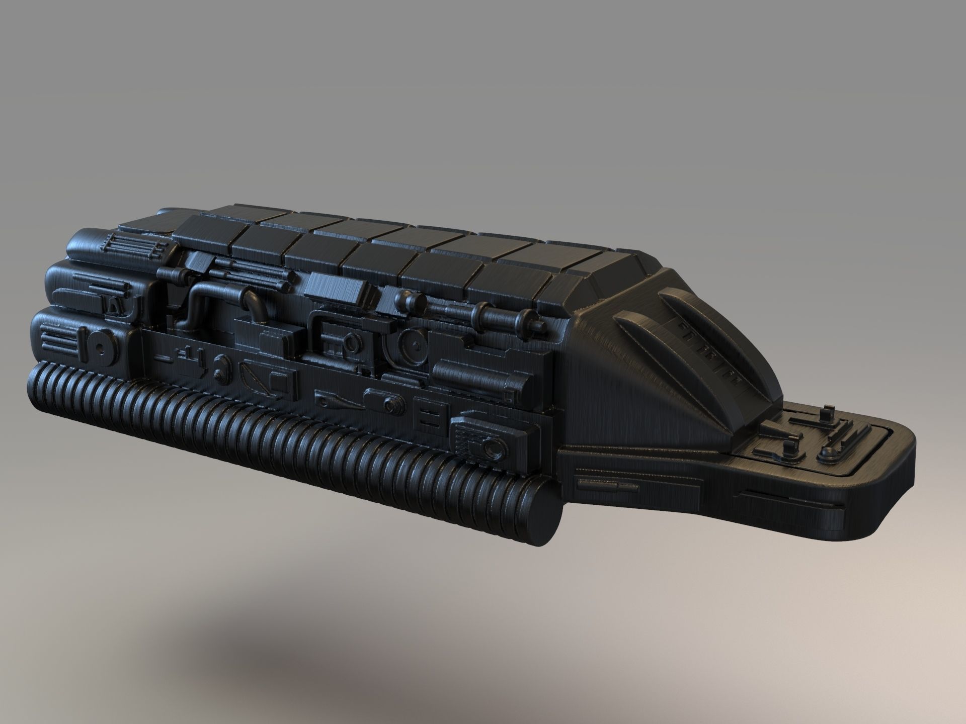 Predator Gaunlet Top Part 1987 3D print model_7