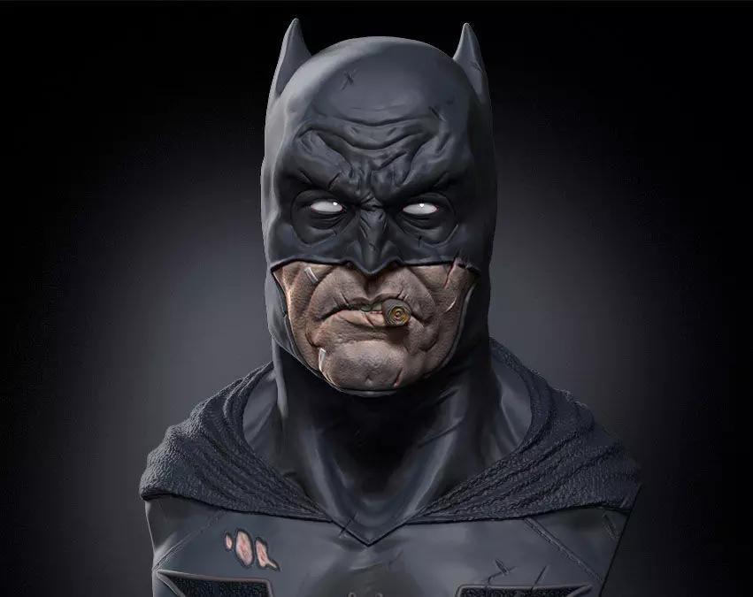 Batman Bust 3D print model_0