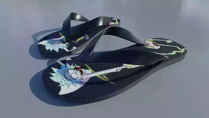 Havaianas Rubber flip flops Sandals - 3D Mockup