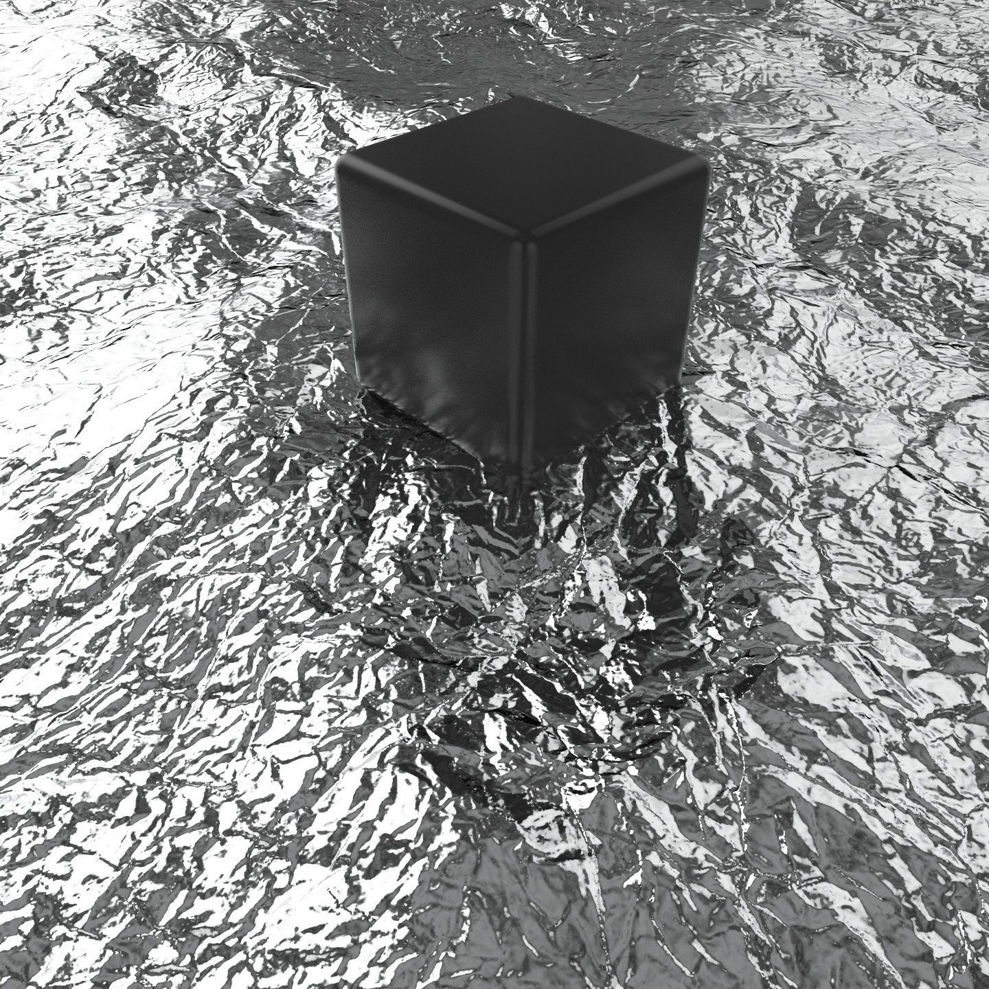 4k seamless realistic scanned foil materials 3D model_9