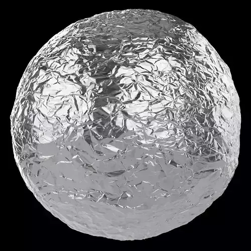 4k seamless realistic scanned foil materials 3D model