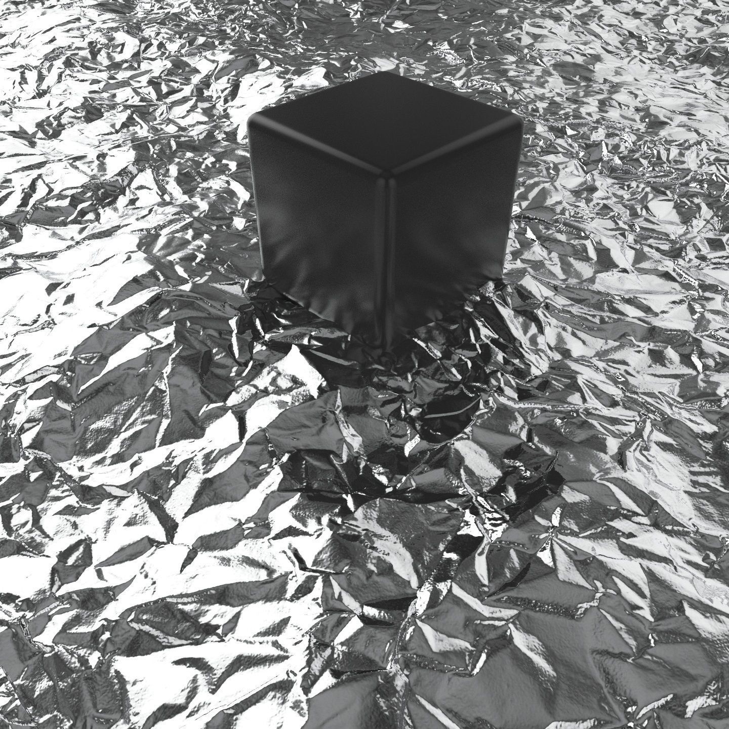 4k seamless realistic scanned foil materials 3D model_4